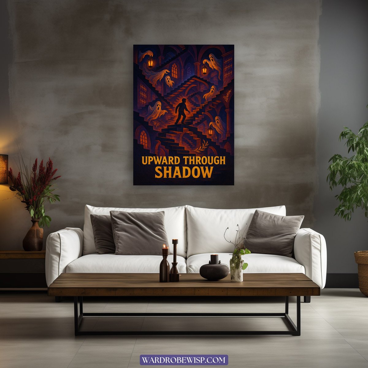 Upward Through Shadow Canvas canvas