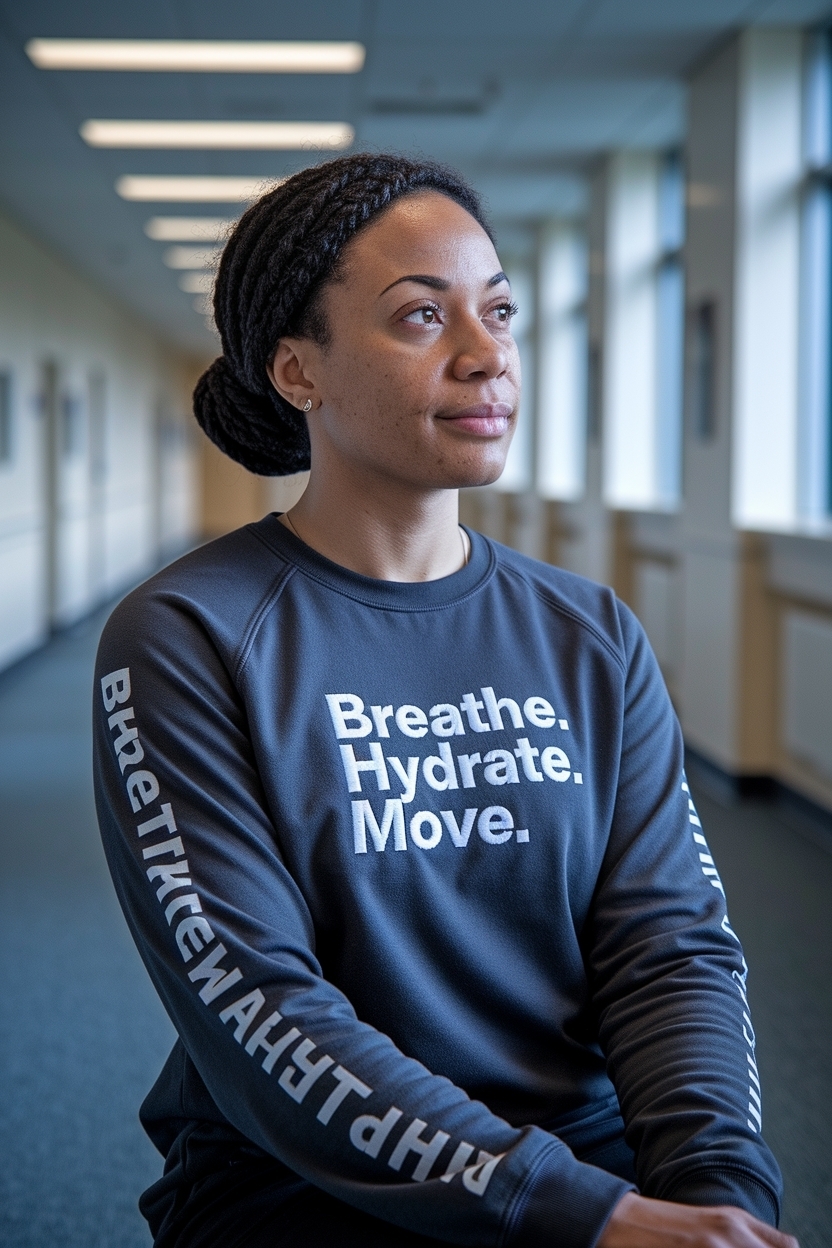 Breathe Hydrate Move Crewneck: Embrace Comfort and Style outfit idea