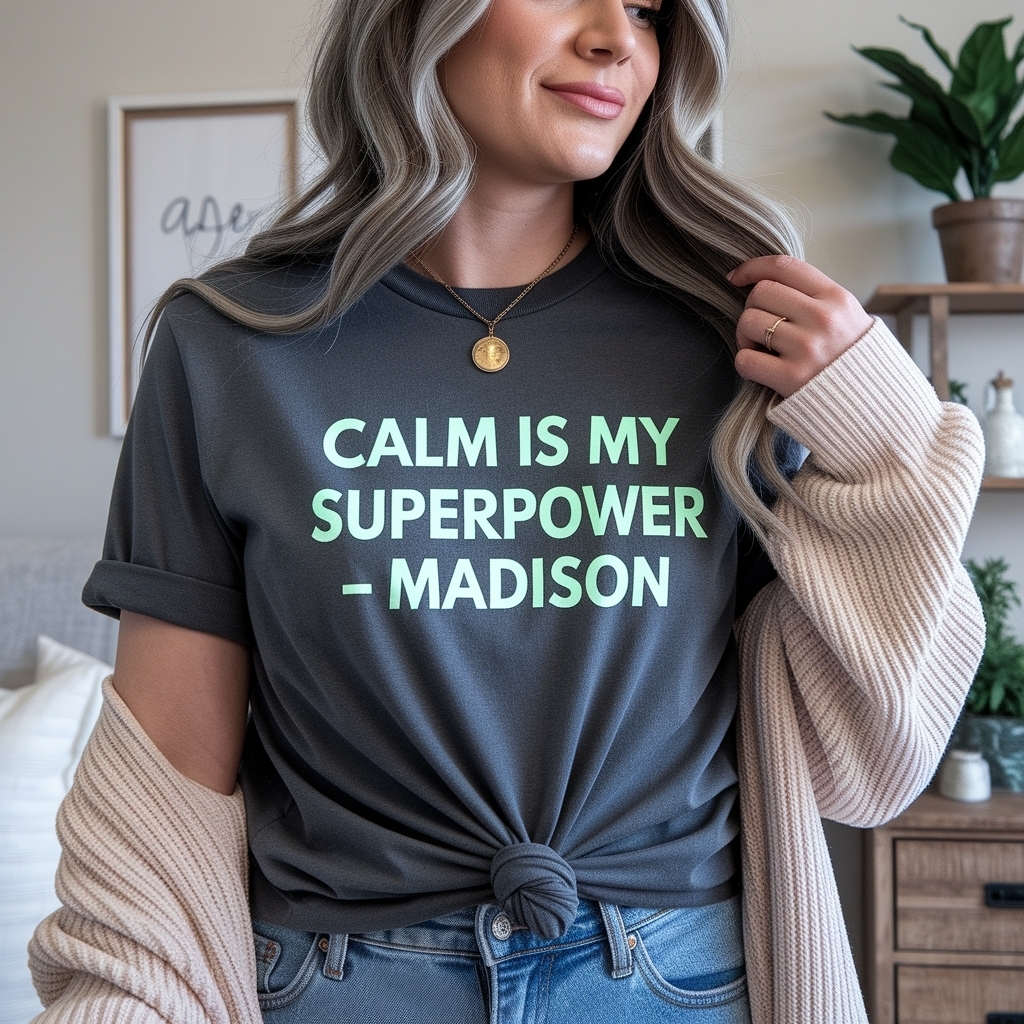 Calm is My Superpower Madison: Embracing Tranquility outfit idea