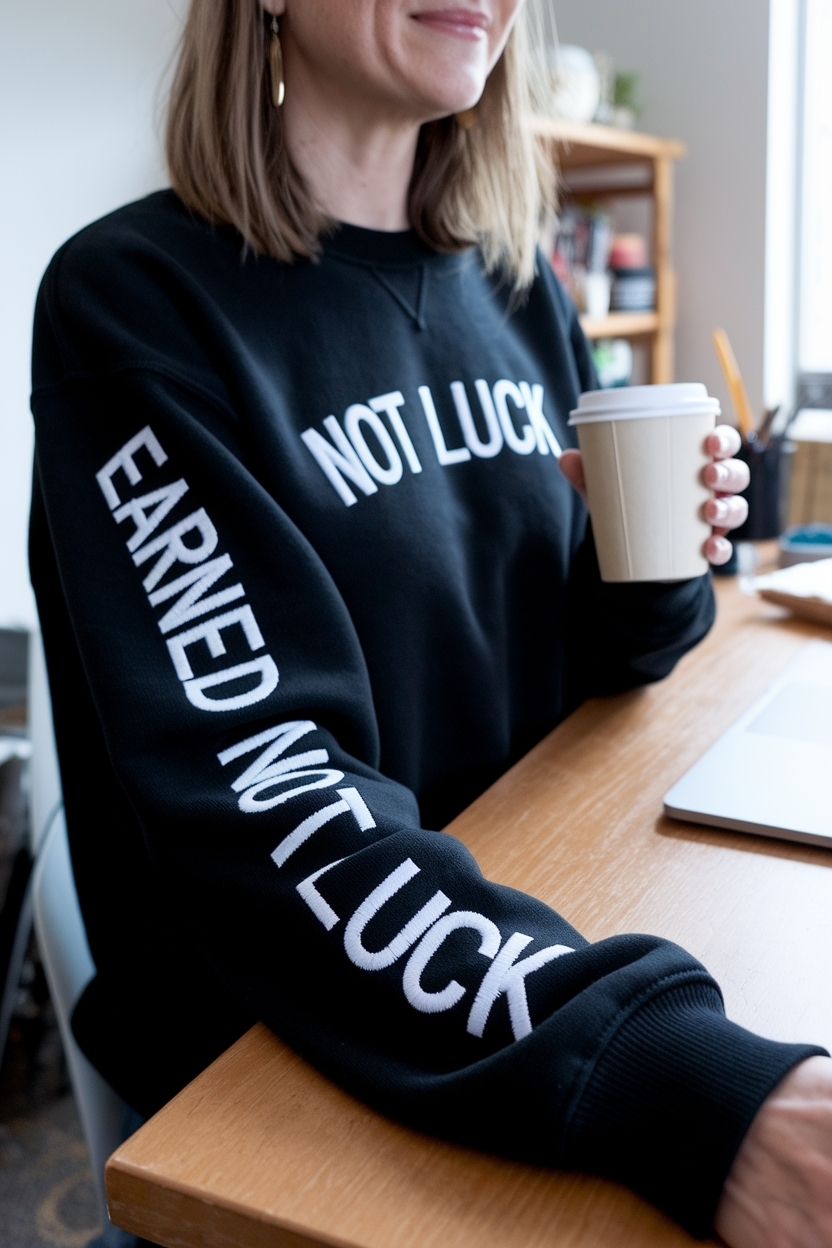 Earned Not Luck: The Truth About Success outfit idea