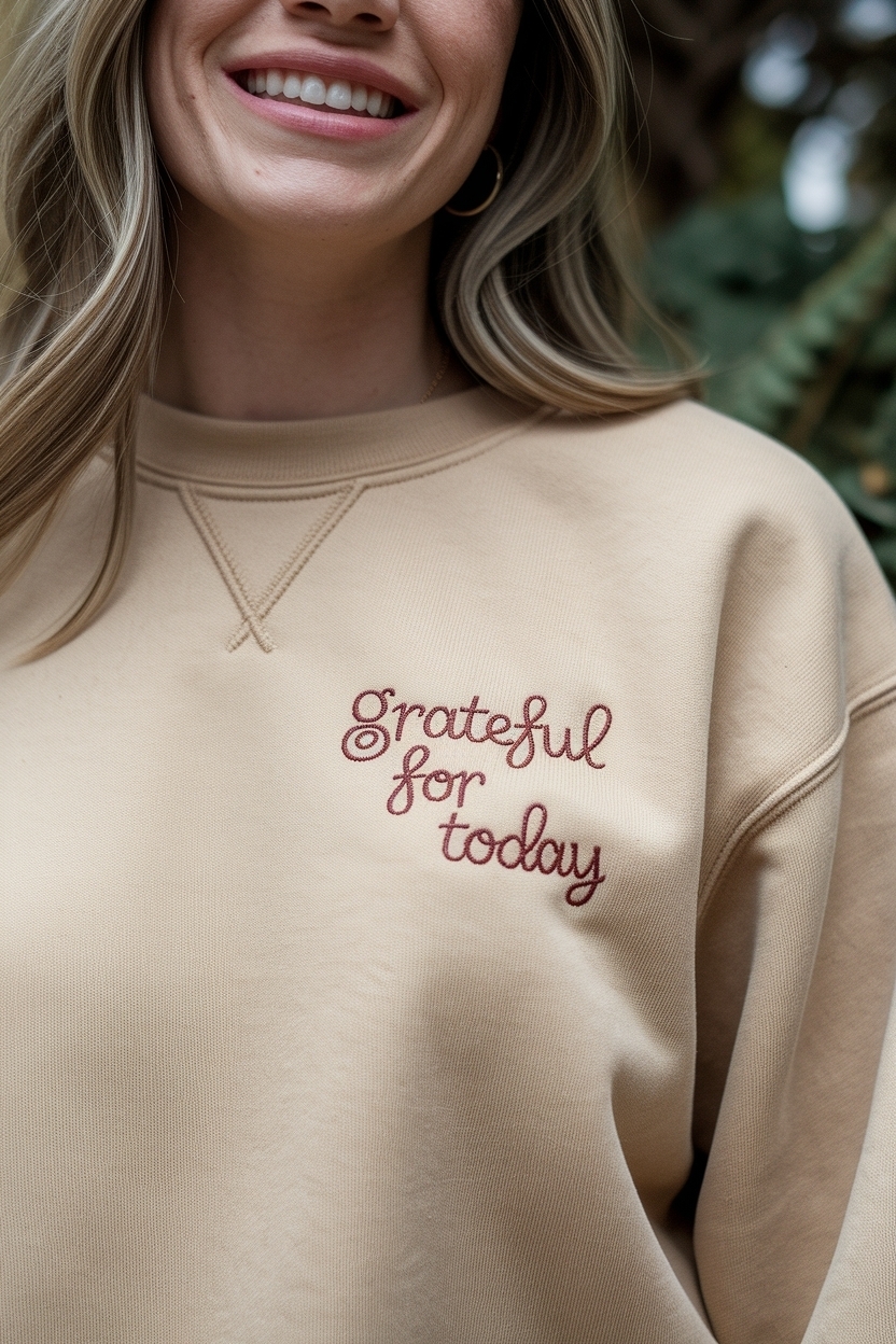 Grateful for Today: Embrace Positivity in Fashion outfit idea