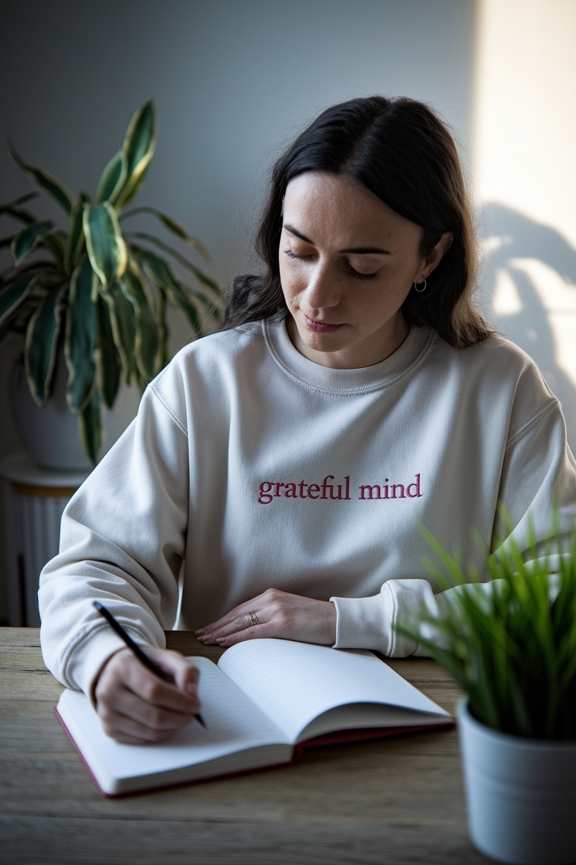 Gratitude Affirmation Sweatshirt: Wear Your Appreciation Proudly outfit idea