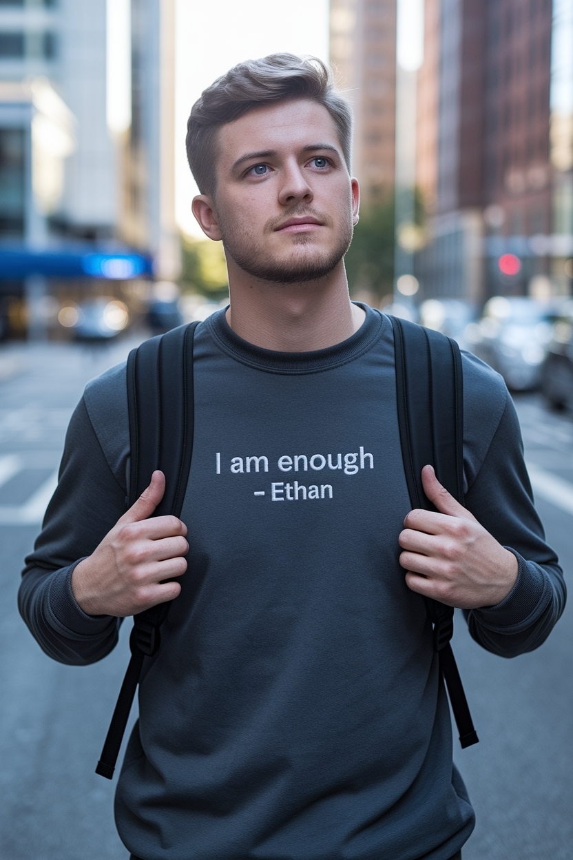 I Am Enough Ethan: Fashion Tips for Confidence Boost outfit idea