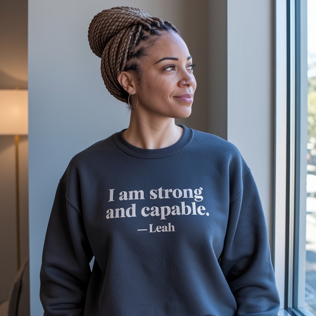 I Am Strong and Capable Leah: Confidence in Action outfit idea