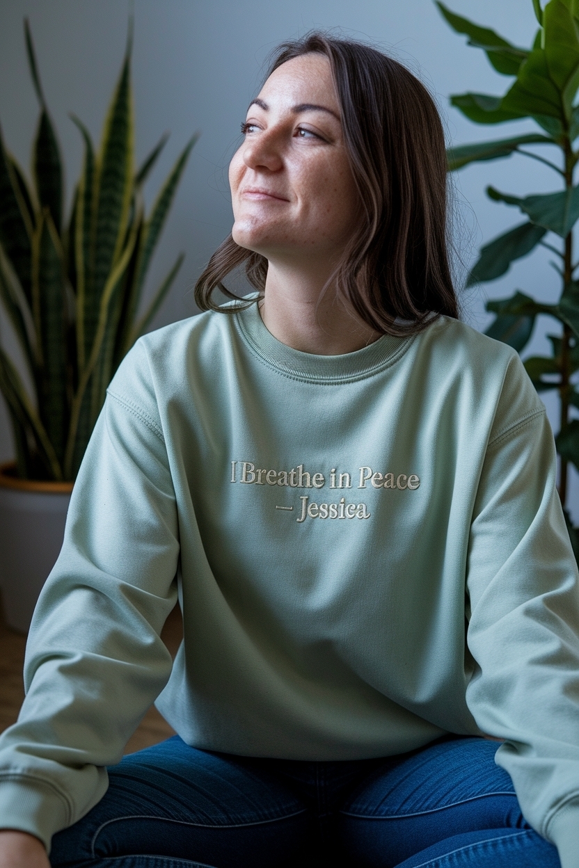 I Breathe in Peace Jessica: Creating a Peaceful Mindset outfit idea