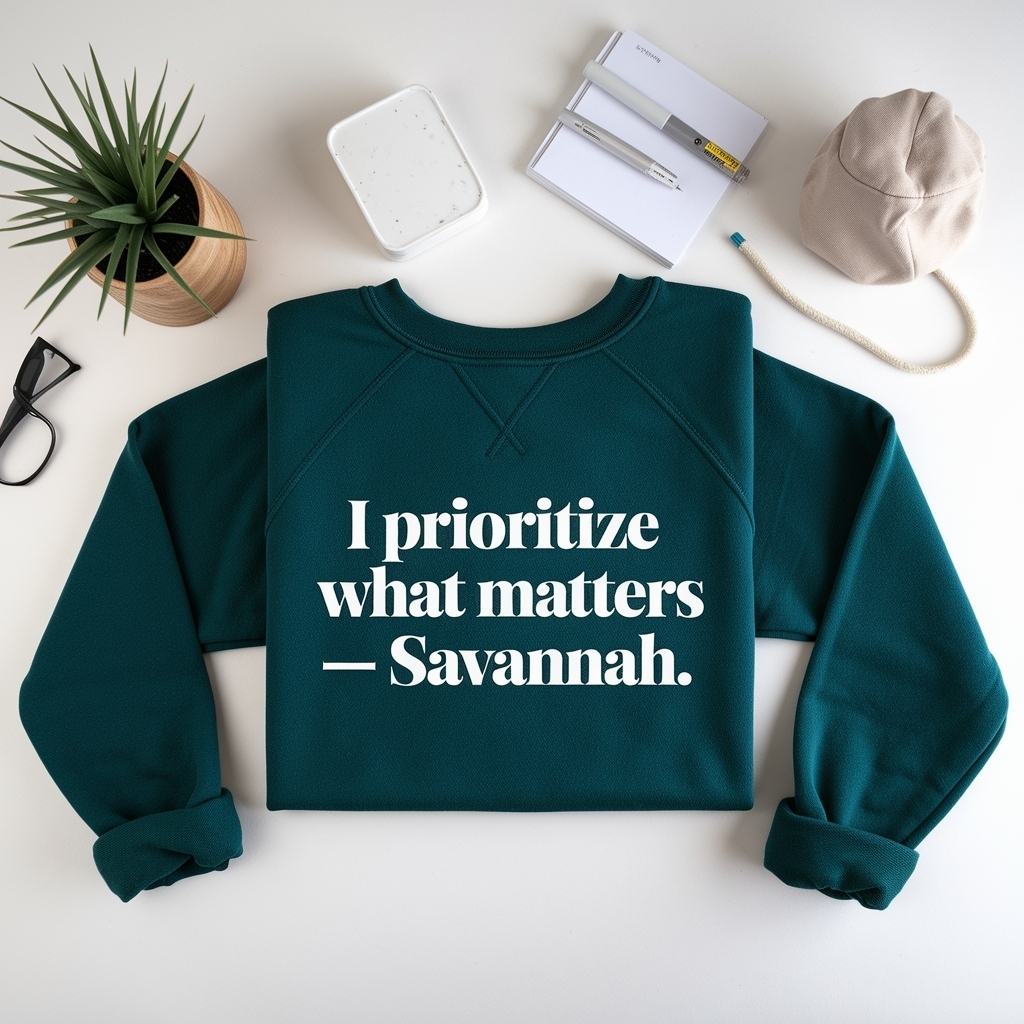I Prioritize What Matters Savannah: Mindful Living Practices outfit idea