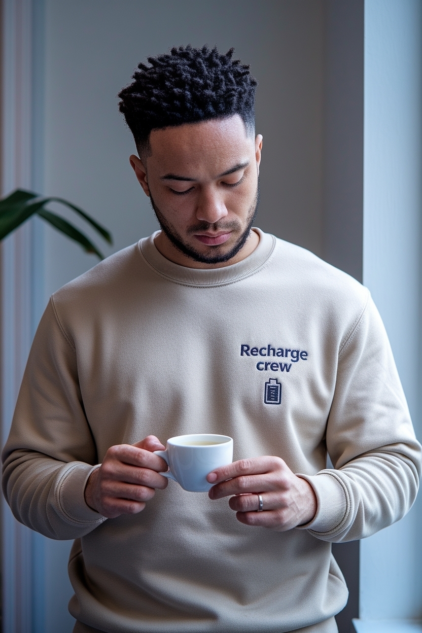 Introvert Recharge Crewneck: Cozy Comfort for Relaxation outfit idea