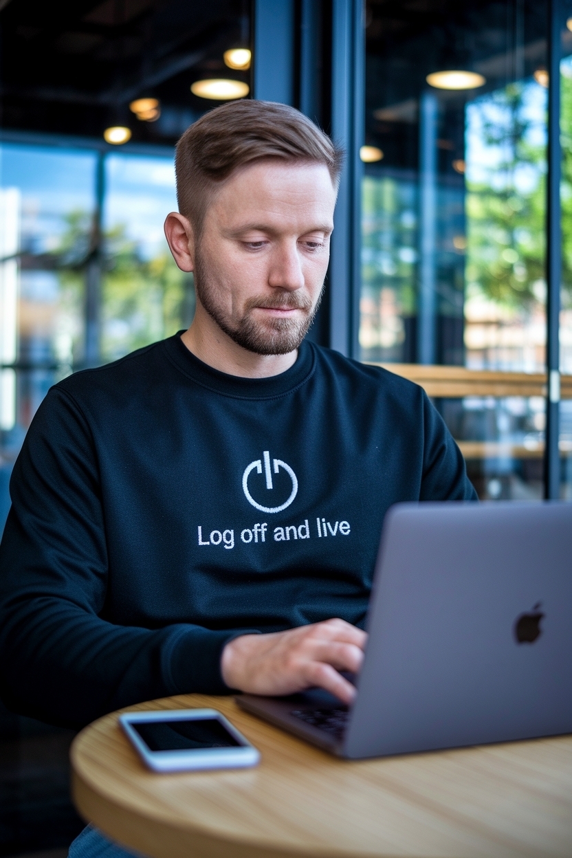 Why the Log Off and Live Crewneck is a Must-Have outfit idea
