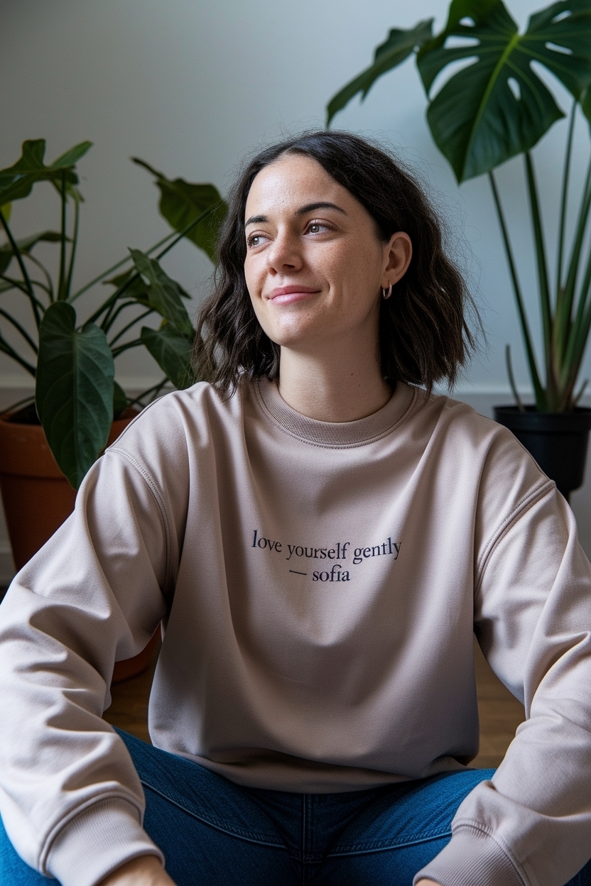 Love Yourself Gently Sofia: Chic Styles for Inner Peace outfit idea