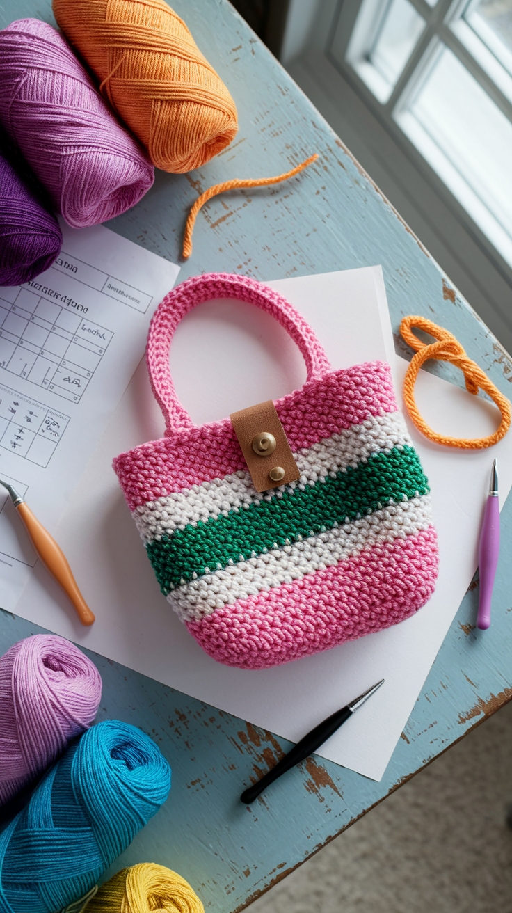 Mini Bag Crochet Free Pattern: Create Your Own outfit idea