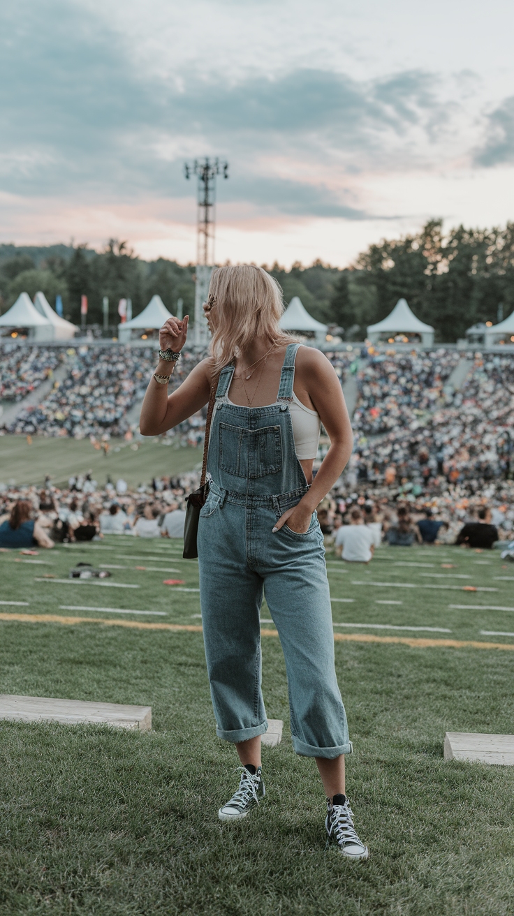 Casual Music Festival Outfits for Comfort and Style outfit idea