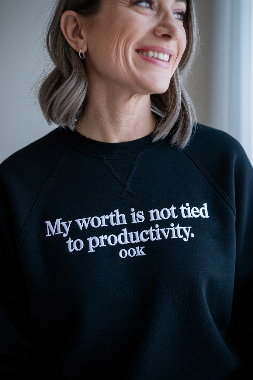 My Worth Is Not Tied to Productivity: Finding Balance outfit idea