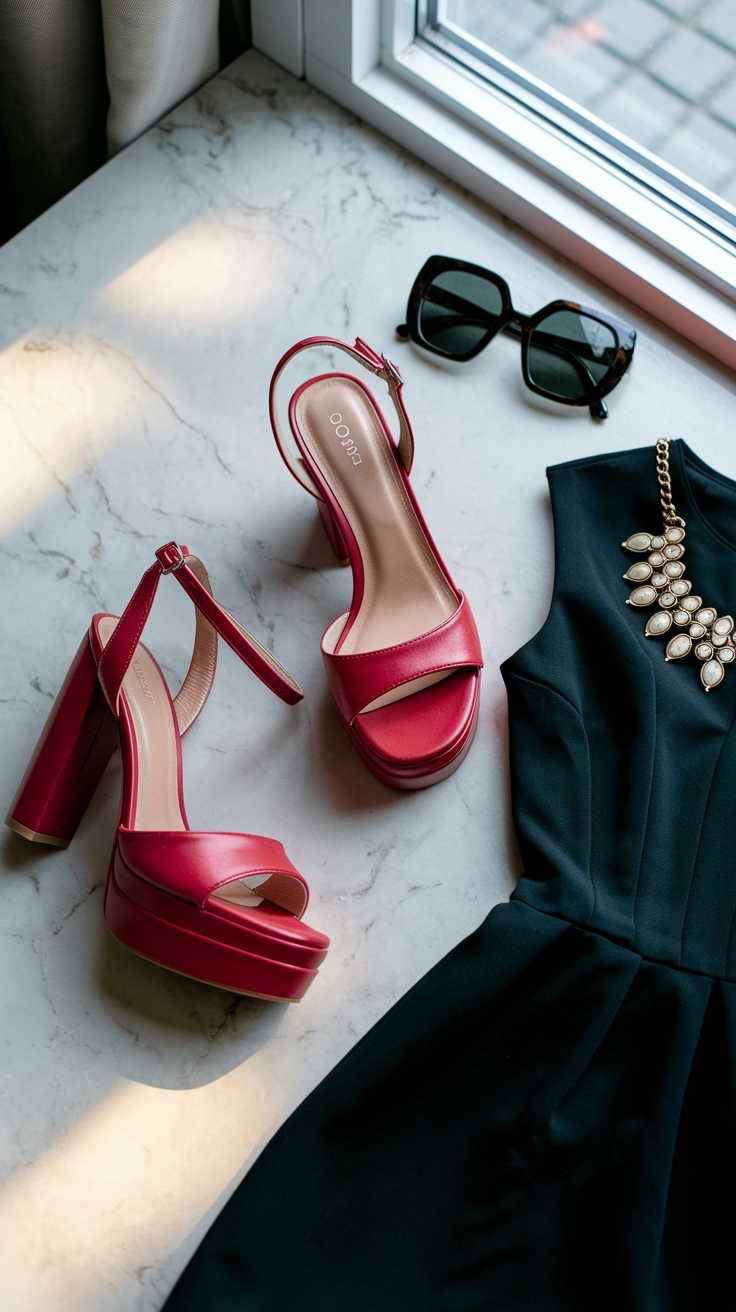 Platform Heels Outfit Ideas to Elevate Your Look outfit idea