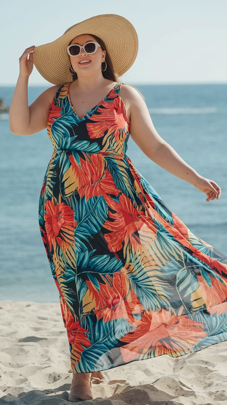 Chic Plus Size Maxi Dresses for Effortless Elegance outfit idea