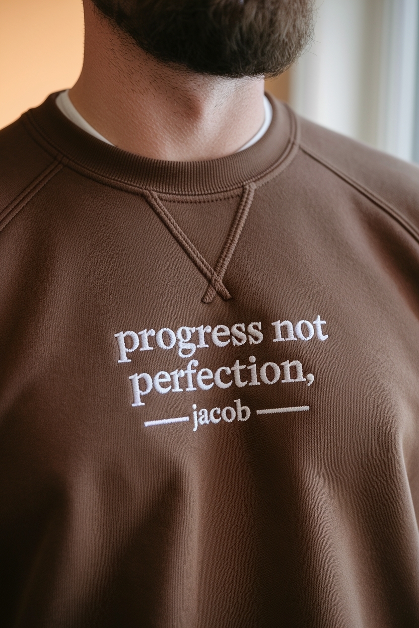 Progress Not Perfection Jacob: The Journey Matters outfit idea