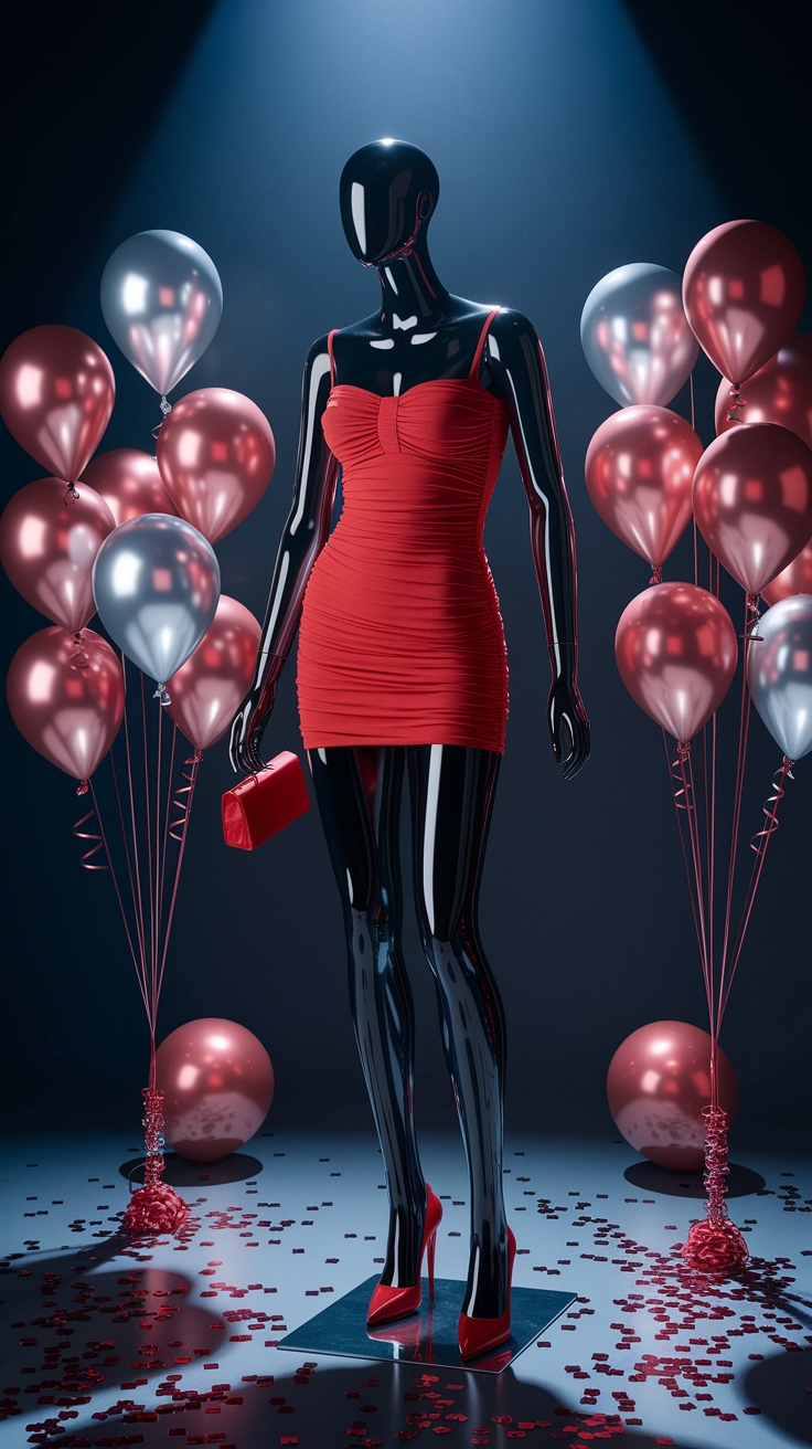 Styling a Red Dress and Red Heels for Any Occasion outfit idea