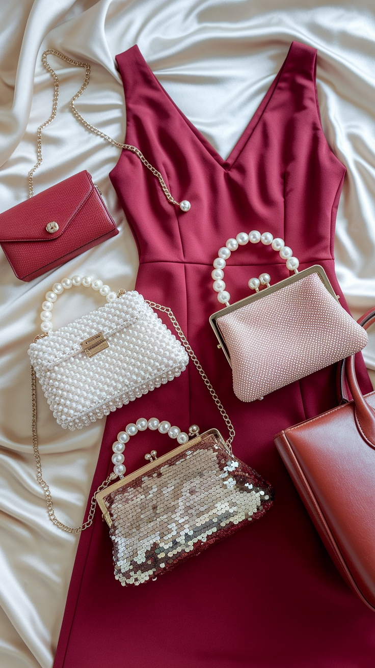 Creative Red Dress Bag Ideas to Elevate Your Look outfit idea