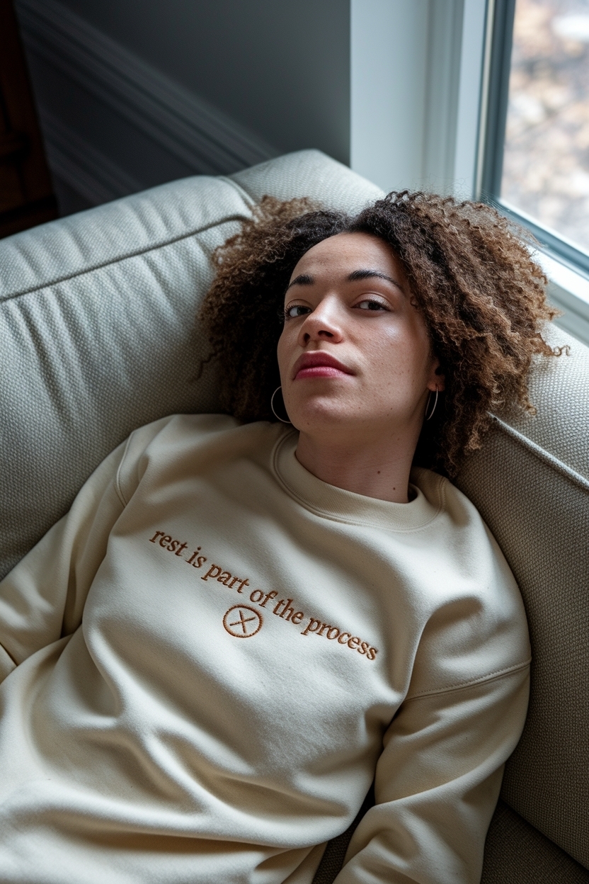 Rest Is Part of the Process: Crewneck Style outfit idea