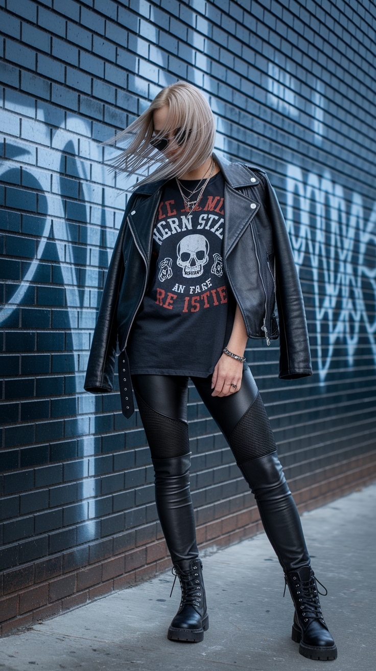 Rock Retro Outfit Ideas for a Unique Fashion Statement outfit idea