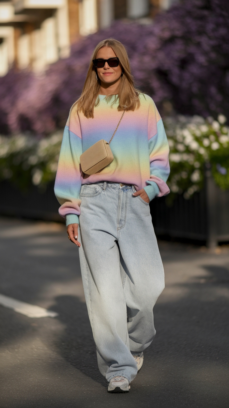 Spring Baggy Jeans Outfit to Embrace Comfort outfit idea