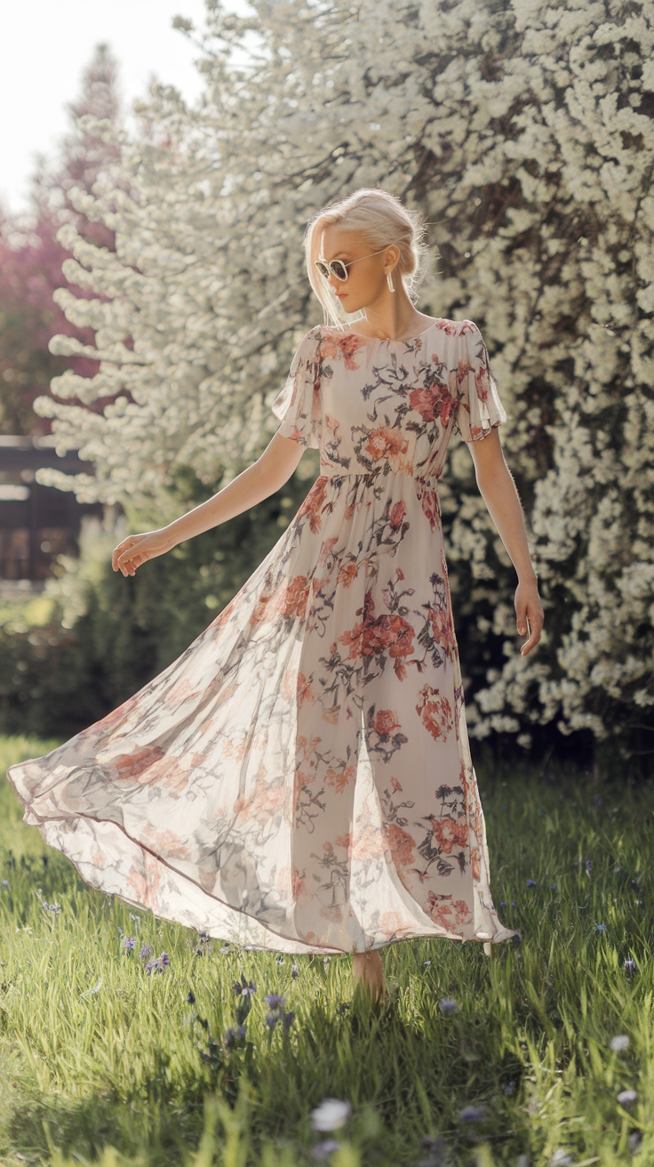 Stylish Spring Maxi Dresses for Every Occasion outfit idea