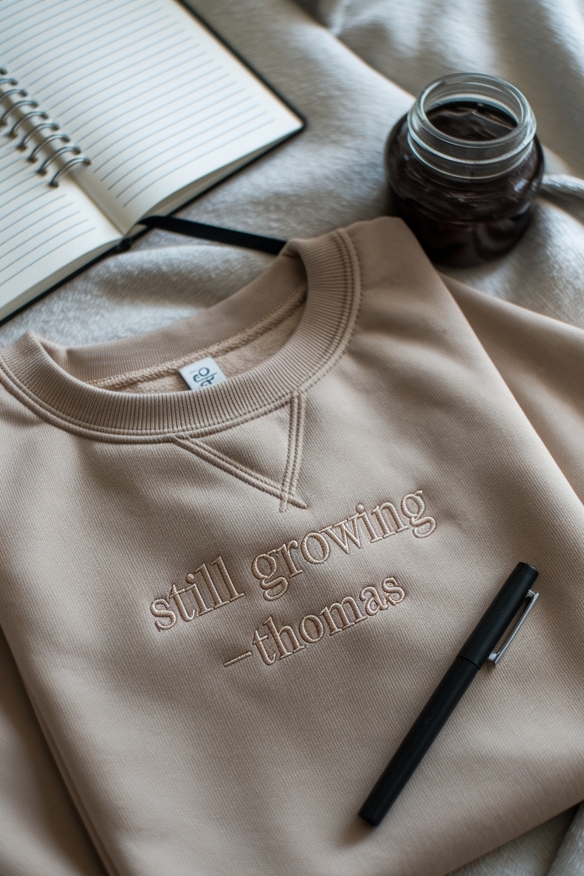 Still Growing Thomas: The Ongoing Journey of Growth outfit idea