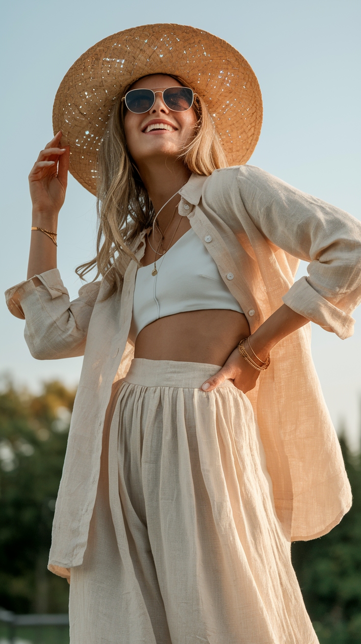 Summer Fits No Crop Tops: Chic Alternatives for Warm Days outfit idea