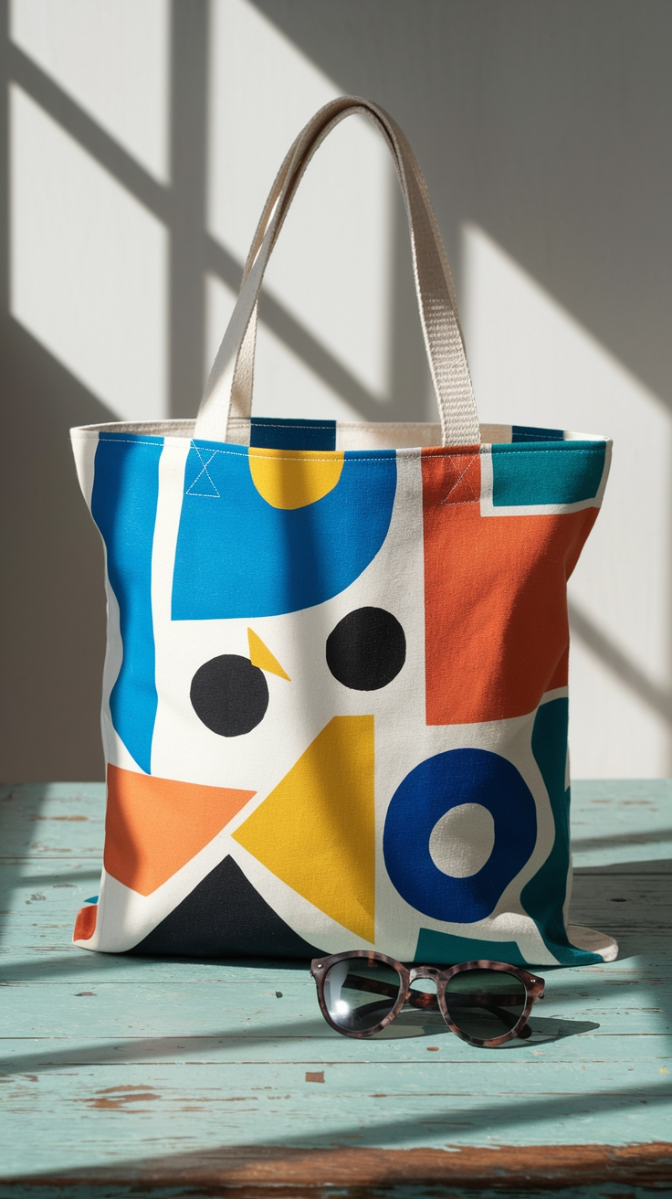 Tote Bag Art Design: Unique Creations for Your Bag outfit idea