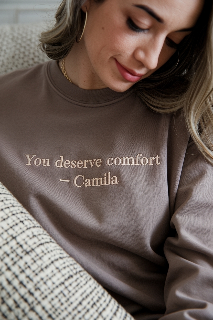 You Deserve Comfort Camila: Prioritizing Your Well-Being outfit idea