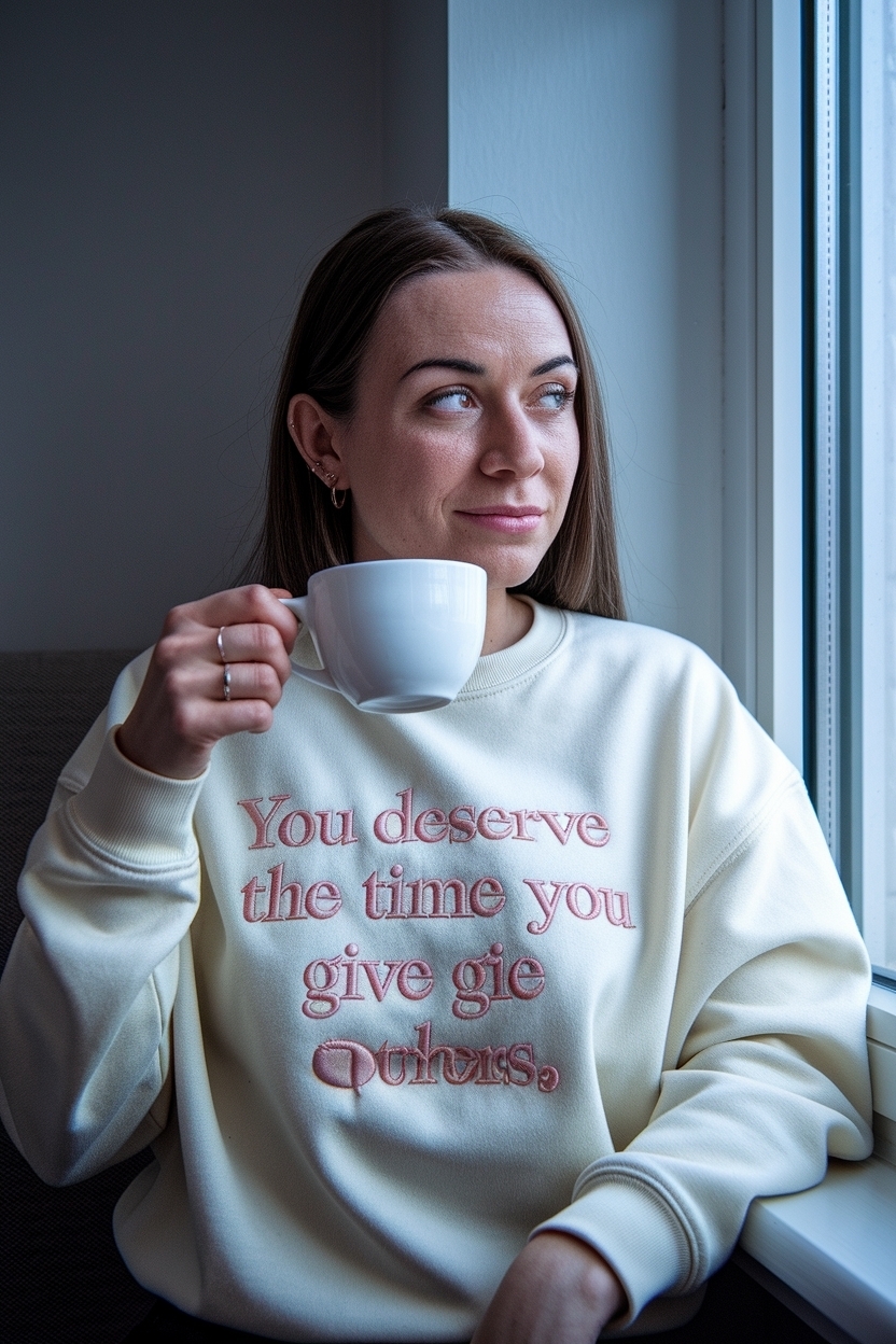 You Deserve the Time You Give Others: Fashion with Purpose outfit idea