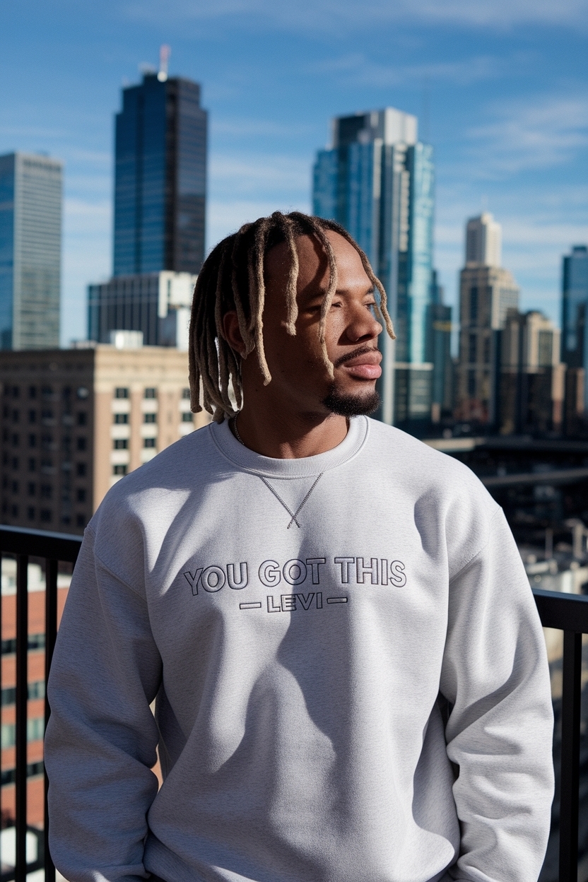 You Got This Levi: Motivational Tips for Tough Days outfit idea