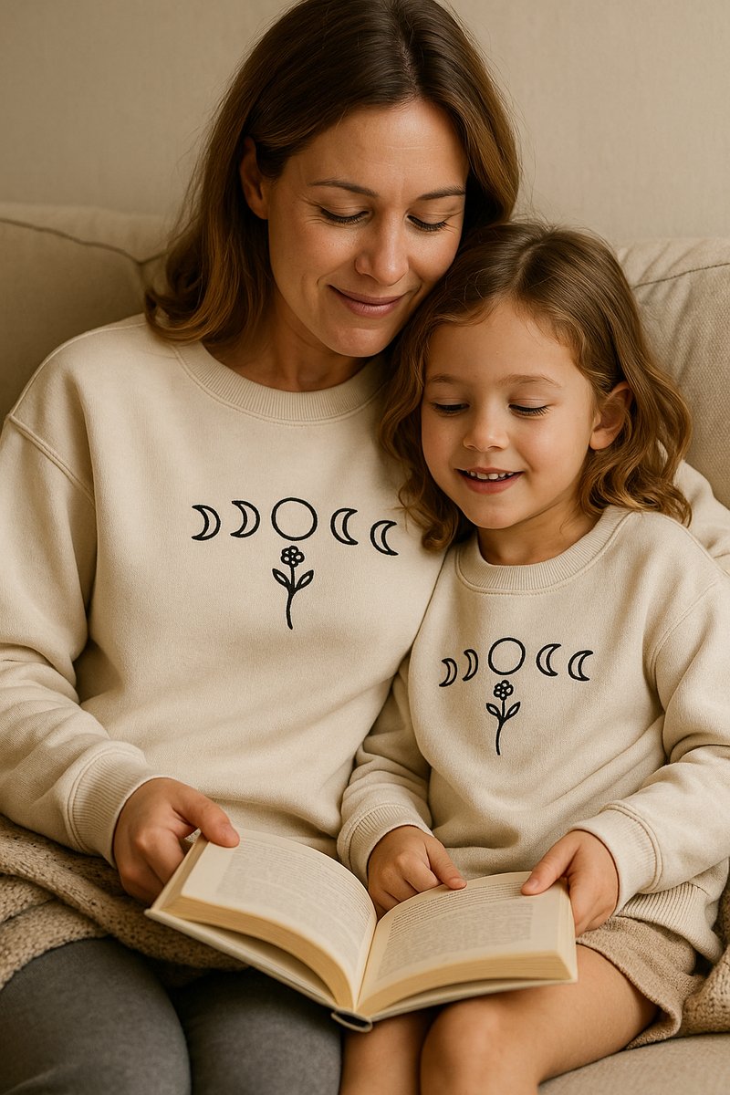 Celestial Botanical Minimalist sweatshirt