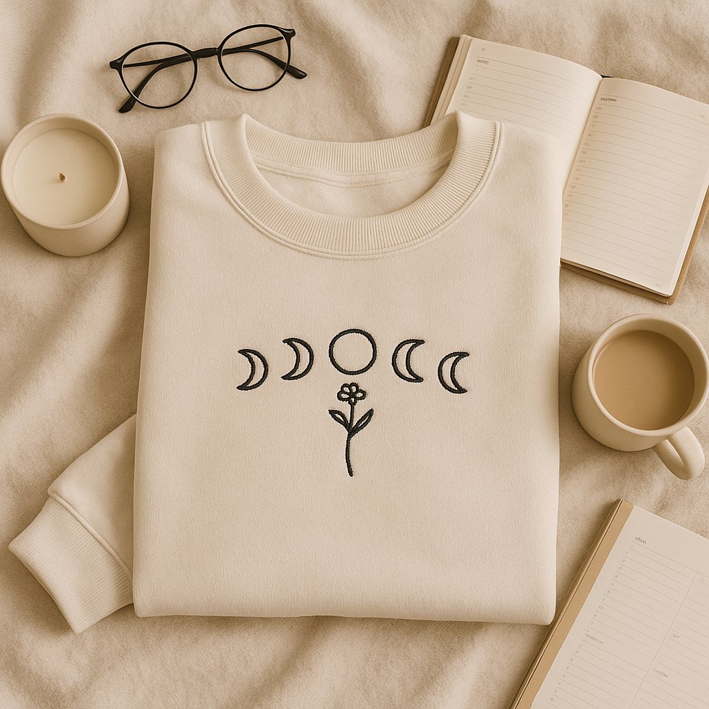 Celestial Botanical Minimalist sweatshirt