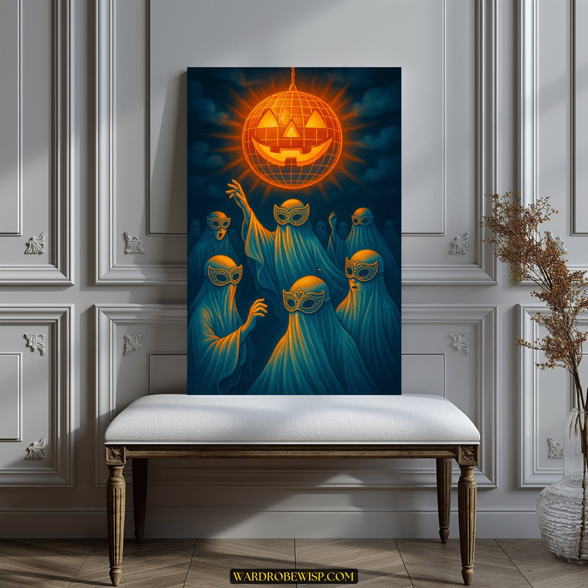 Ghost Disco Wall Art canvas