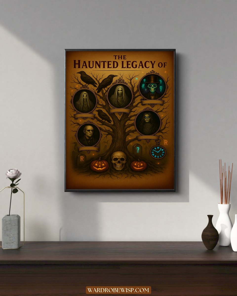 Haunted Family Art canvas