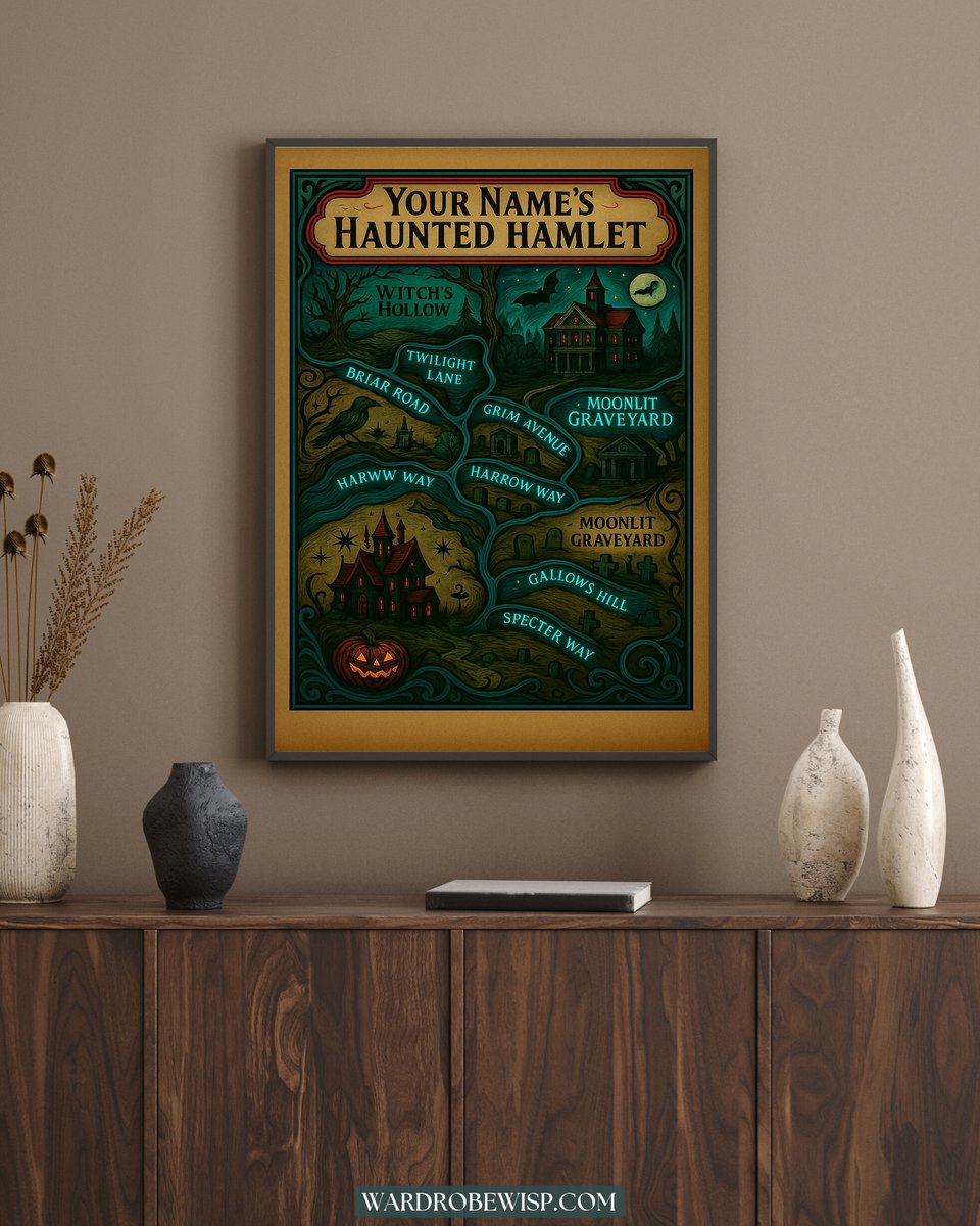Haunted Hamlet Map canvas