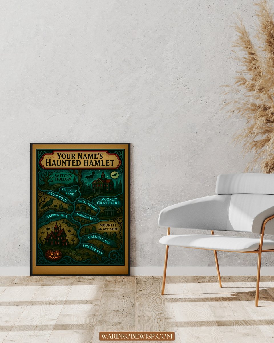 Haunted Hamlet Map canvas