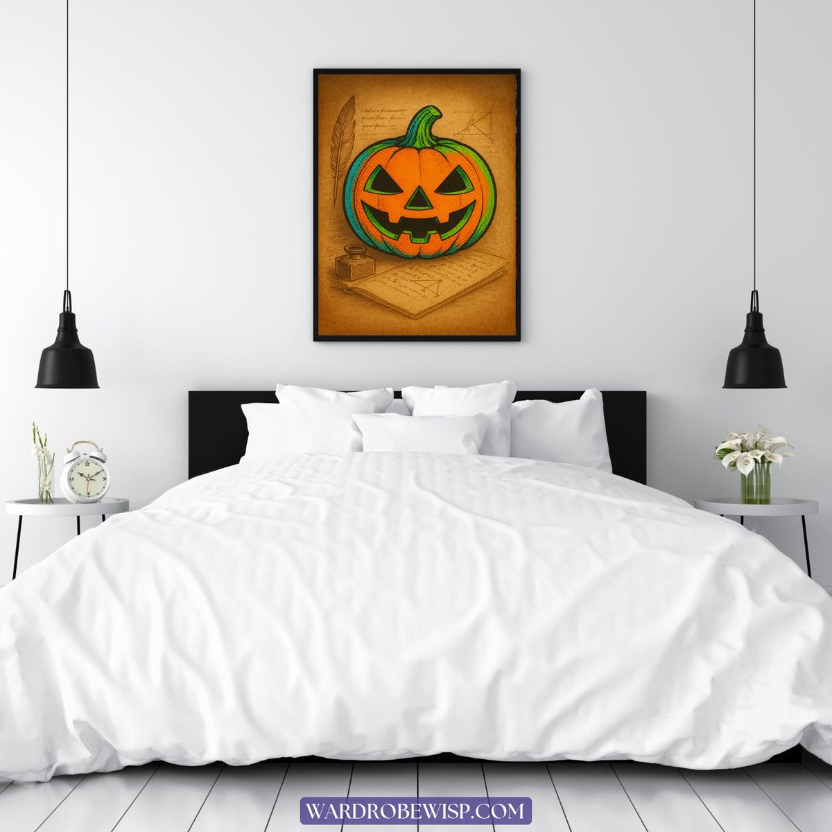 Jack O Lantern Art canvas