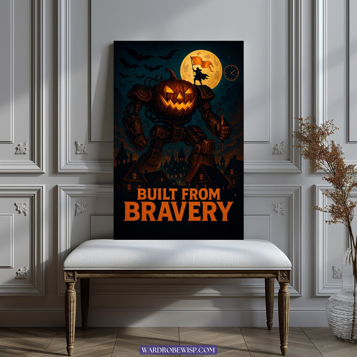 Pumpkin Mech Art canvas