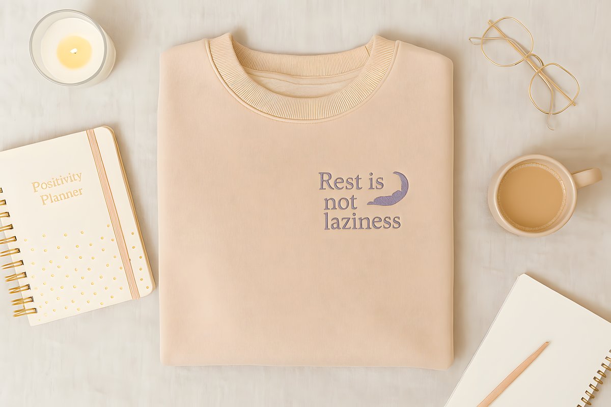 Rest is not laziness sweatshirt