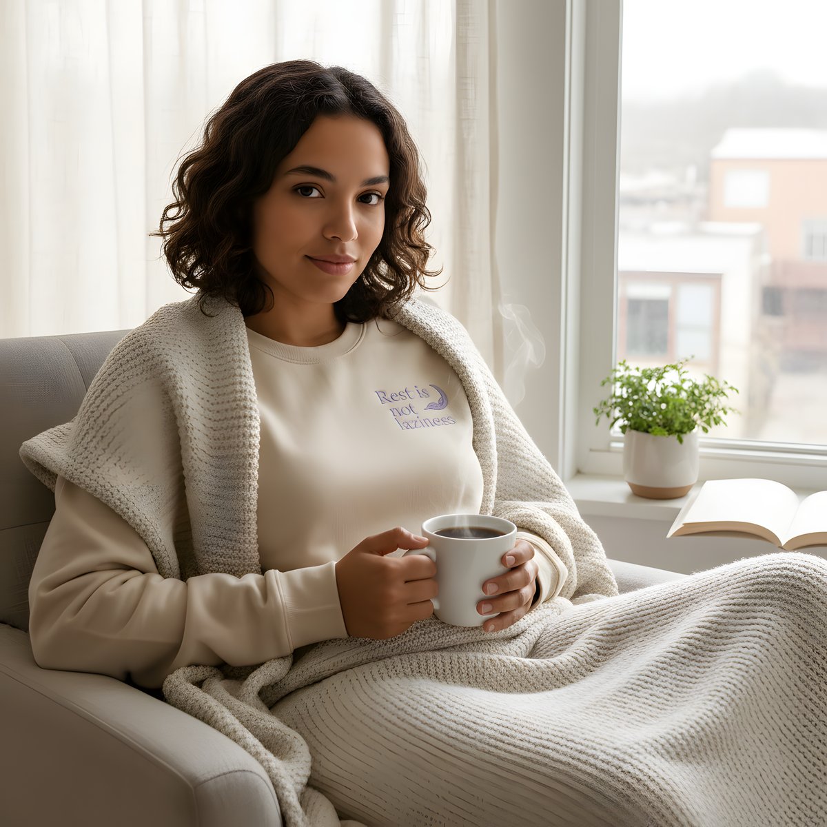 Rest is not laziness sweatshirt