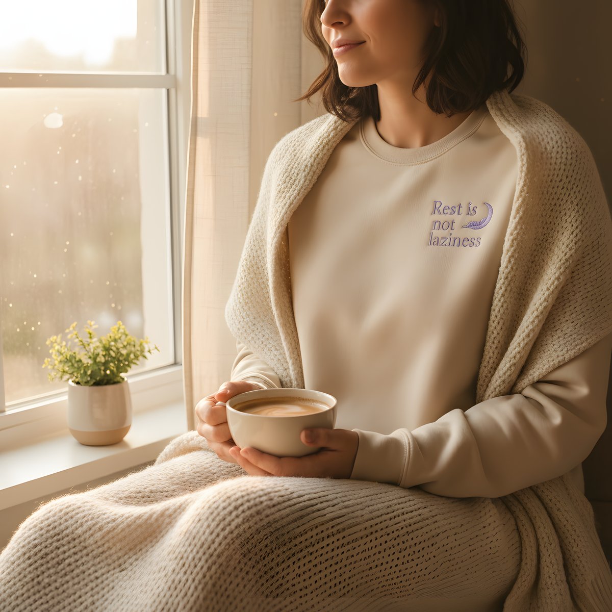 Rest is not laziness sweatshirt