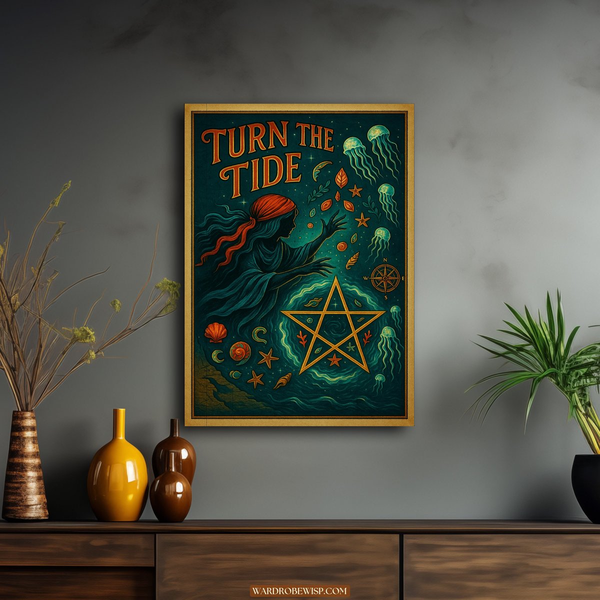 Sea Witch Wall Art canvas