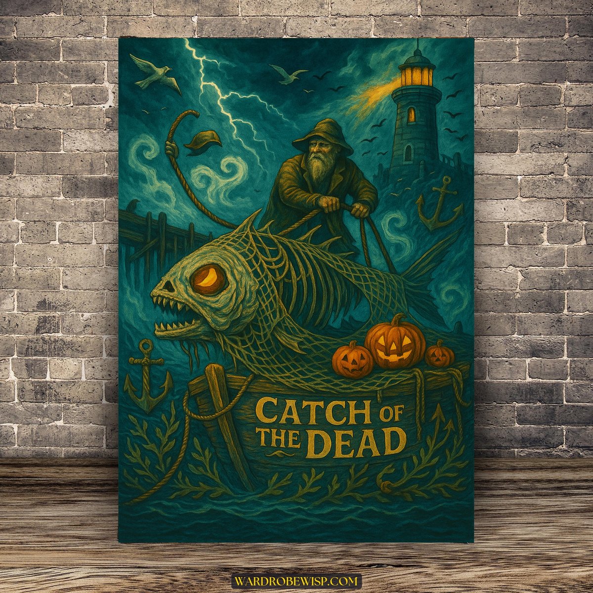 Tame the Tide Pickleball Art canvas