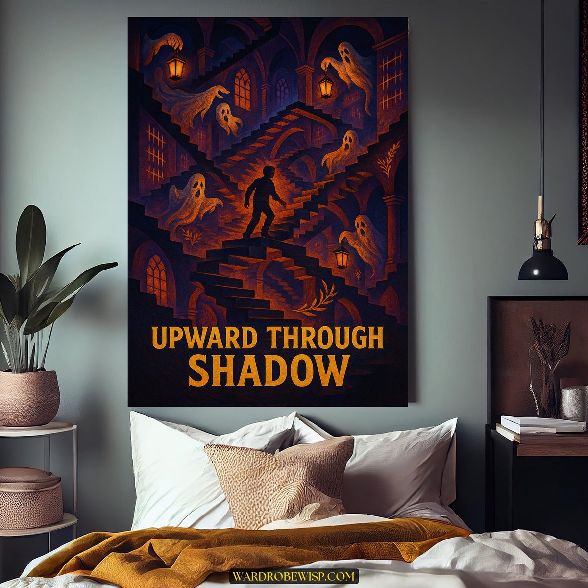 Upward Through Shadow Canvas canvas