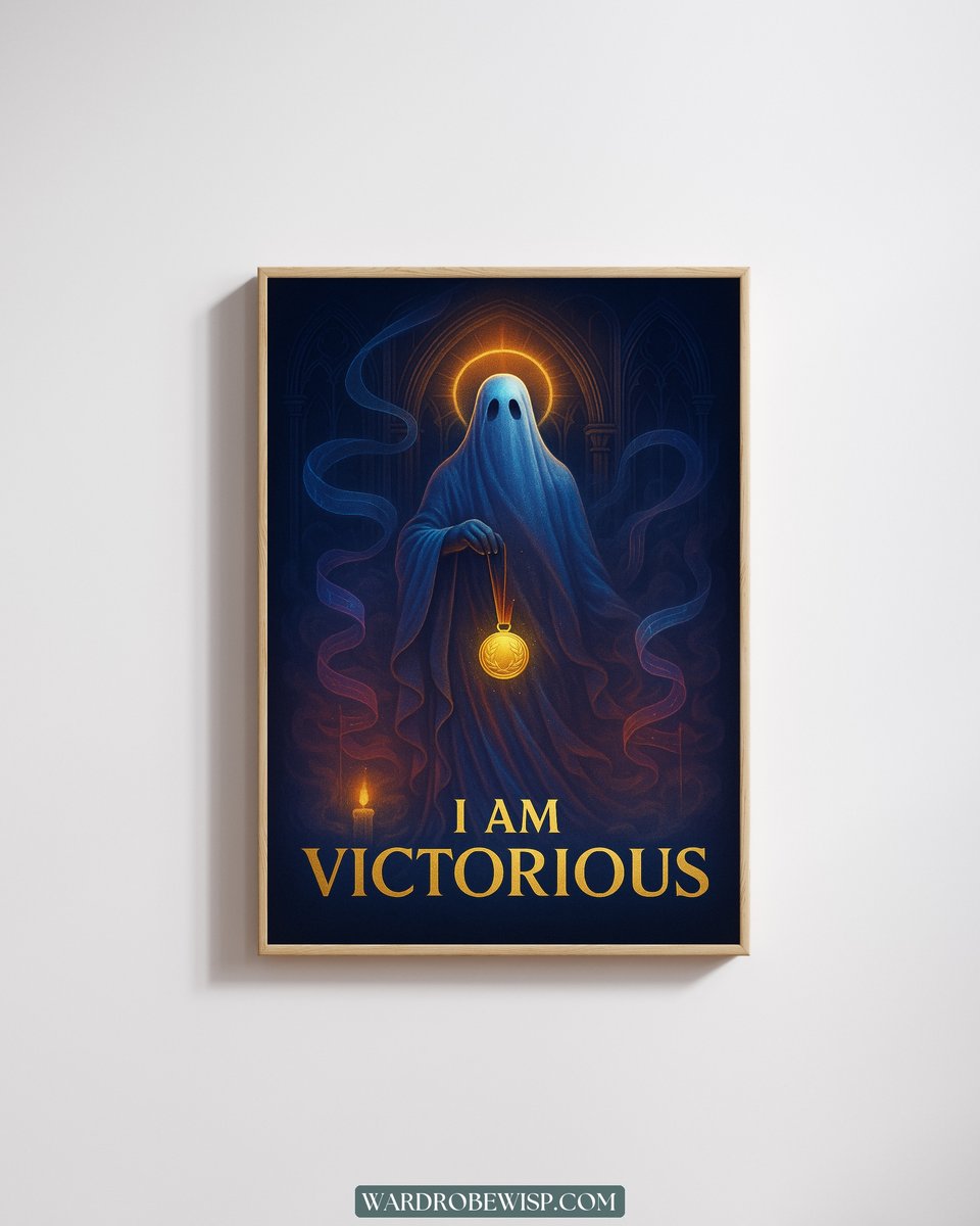 Victorious Ghost Wall Art canvas