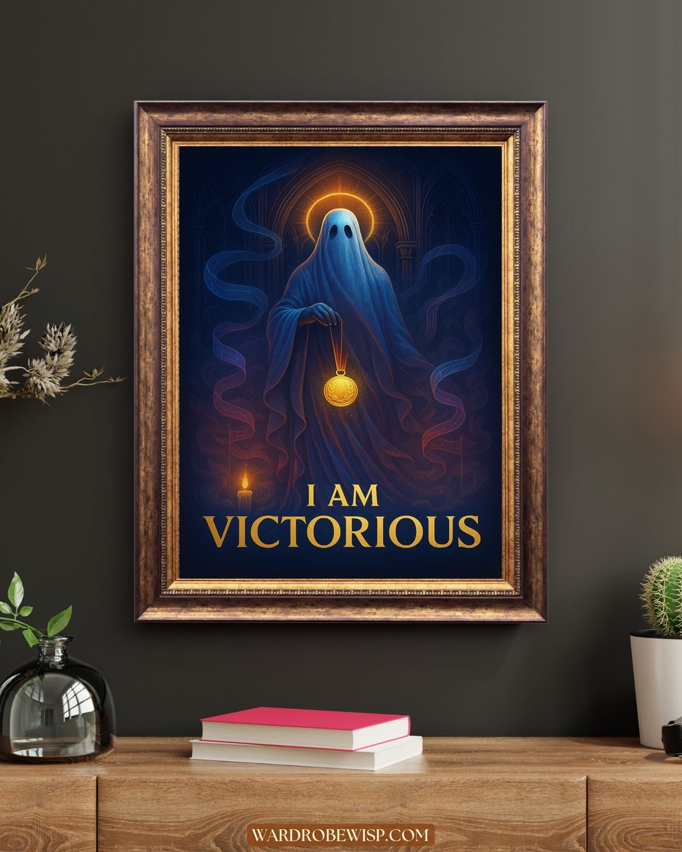 Victorious Ghost Wall Art canvas