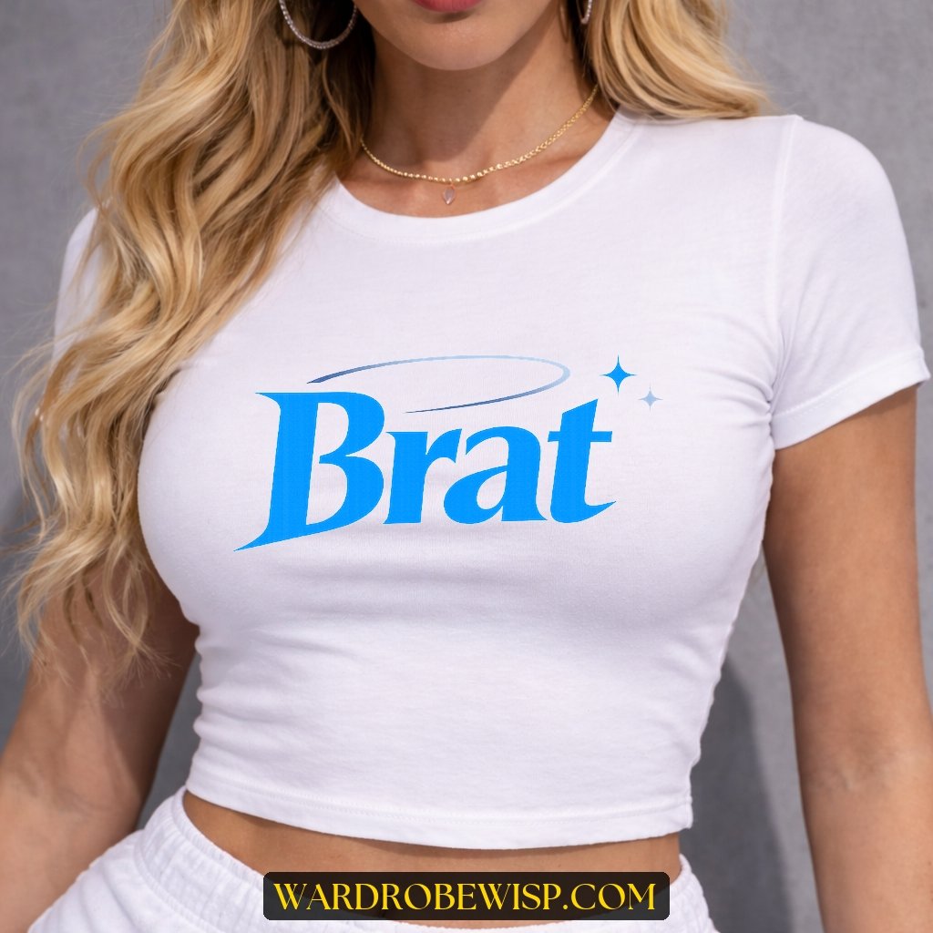 Baby Tee Tank Top Custom Text Tee Y2K Gift baby tee