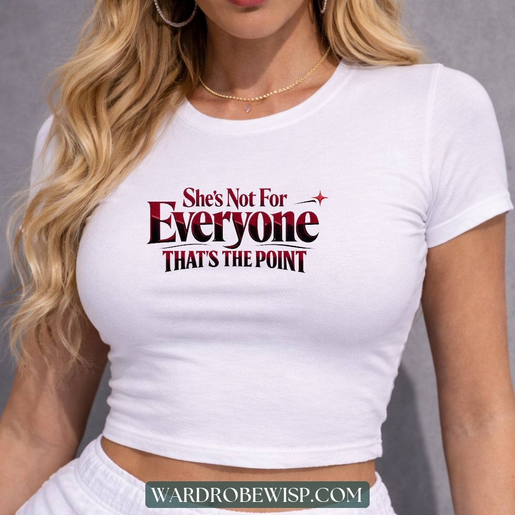 Bella Canvas 1010 Tee - Custom Clothes Crop Top - Real Mockup Gift Her baby tee