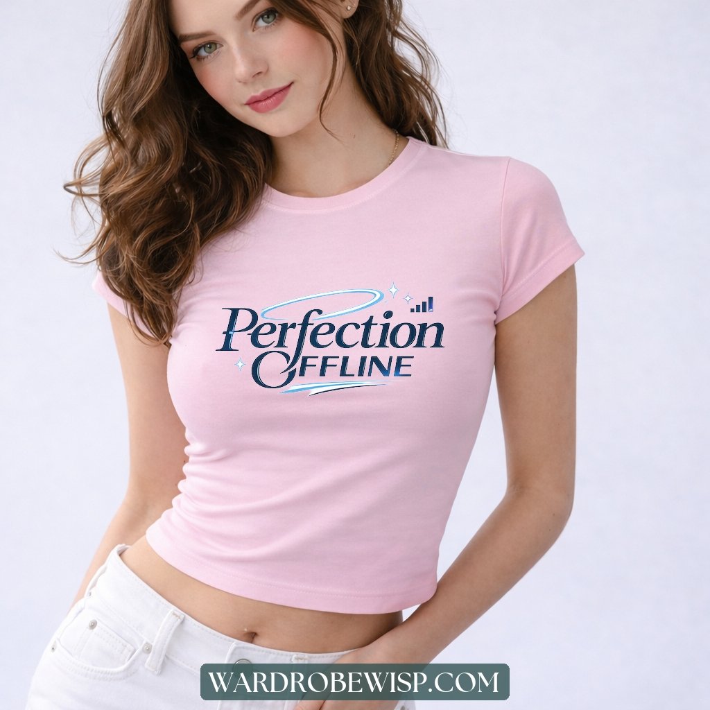 Custom Gift Clothes Personalized Baby Tee Y2K Crop Top Her baby tee